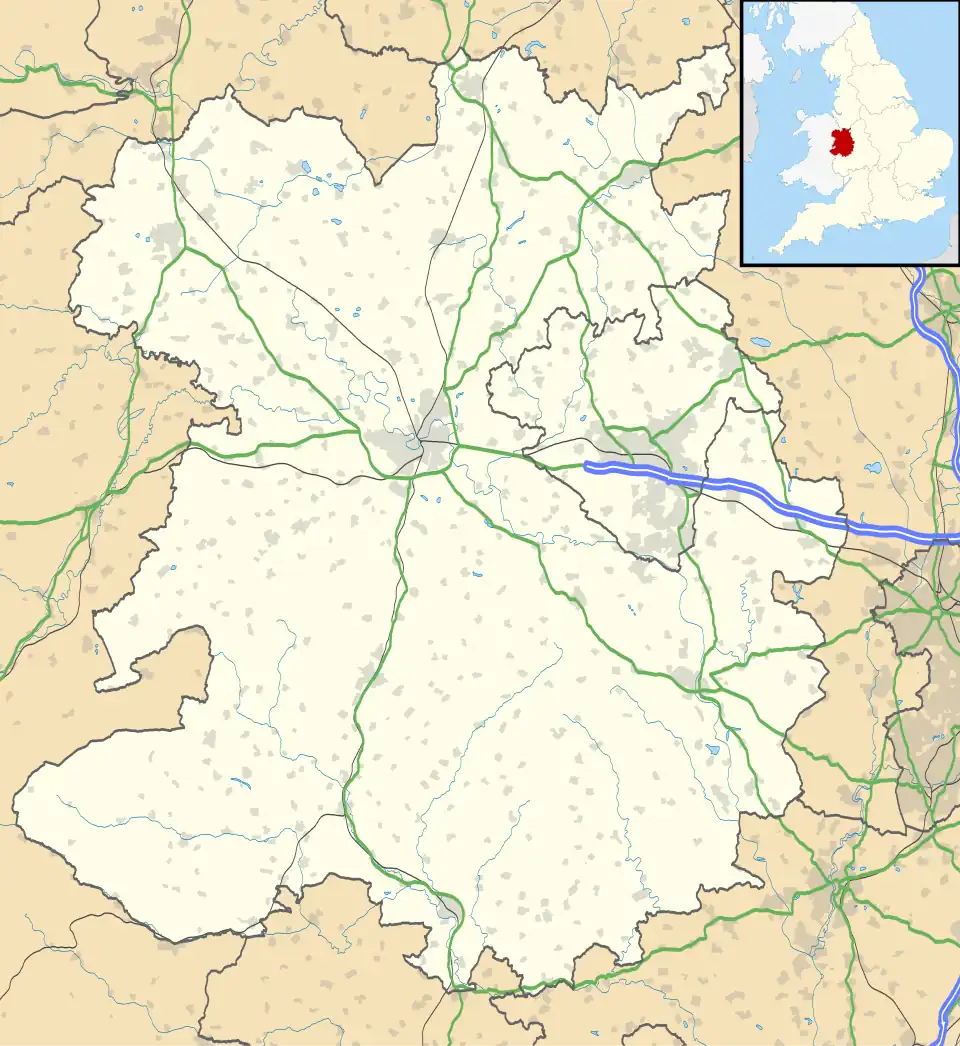 (Voir situation sur carte : Shropshire)