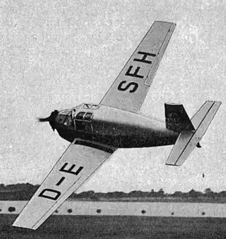 Vue de l'avion.