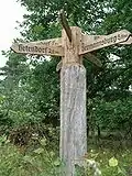 Panneau d'orientation à Hetendorf