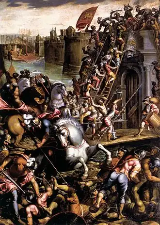 Les Croisés à la conquête de la Ville de Zara