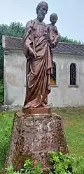 Statue Joseph chapelle Notre Dame de Fatima.