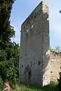 Façade de l'église Saint-Martin-de-Monclaris (avr.&nbsp;2011).