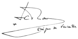 Signature de Jean-Charles Thomas