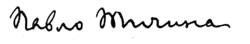 Signature de Pavlo Tytchyna
