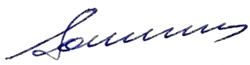 signature de Leonid Ossipenko