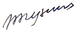 signature de Nikolaï Kouznetsov (ingénieur)