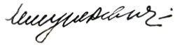 signature d'Iakov Smouchkevitch