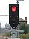 Signal d'arrêt simplifié fermé (rouge)