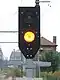 Signal d'arrêt simplifié ouvert (jaune)