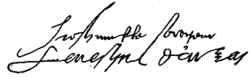 Signature de Antoine Perrenot de Granvelle