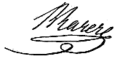 Signature de Bertrand Barère