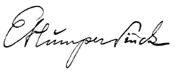signature d'Engelbert Humperdinck
