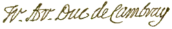 Signature de Fénelon