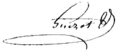 Signature de François Guizot