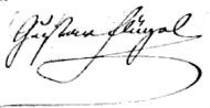 signature de Gustave Leberecht Flügel