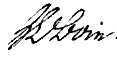 signature de Heinrich Christian Boie