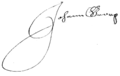 Signature de Jean-Georges II