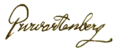 Signature de Johann Kasimir Kolbe von Wartenberg