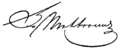 Signature de Klemens Wenzel von Metternich