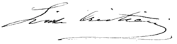 signature de Lise Cristiani