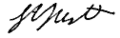 Signature de Louis-Antoine de Saint-Just