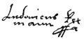 Signature de Louis II