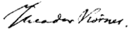 signature de Theodor Körner (poète)
