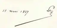 Signature de Bernard Lorentz
