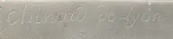 signature de Joseph Chinard