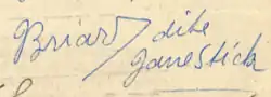 signature de Jane Stick