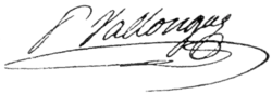 Signature de Joseph Sécret Pascal-Vallongue