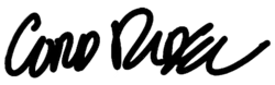 signature de Curd Ridel
