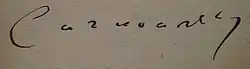signature de Curnonsky