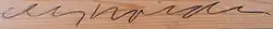 signature de Dirk Oeghoede