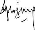 Signature de François Aplogan