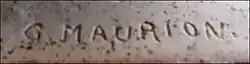signature de Gabrielle Maurion (Maurion-Vidal)