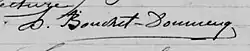 signature de Henri Bouchet-Doumenq