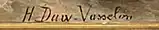 signature de Hortense Dury-Vasselon