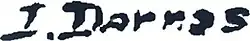 signature d'Irène Darras