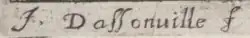 signature de Jacques Dassonville