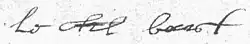 Signature de Jean Bart