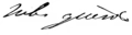 Signature de Jules Guesde
