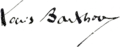 Signature de Louis Barthou