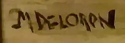 signature de Marcelle Deloron