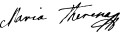 Signature de Marie-Thérèse d'Autriche