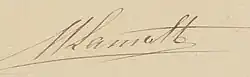 signature de Martial Lamotte