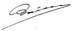 Signature de Nicolas Basile Bailly