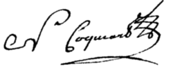 Signature de Nicolas Coquiart