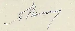 Signature de Paul Asseman