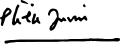 Signature de Philippe Juvin